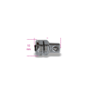 BETA - Adattatore a sgancio rapido da 1/4" per chiavi a cricchetto da 10 mm cromato RACC. CH CRICCH. MASCHIO ESAG 10 - Q 1/4.