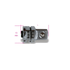 BETA - Adattatore a sgancio rapido da 3/8 per chiavi a cricchetto da 13 mm cromato, racc. ch cricch. maschio esag 13 - q 3/8.