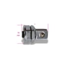 BETA - Adattatore a sgancio rapido da 1/2" per chiavi a cricchetto da 19 mm cromato Raccordo chiave cricchetto maschio esagonale 19mm - Quadrante 1/2