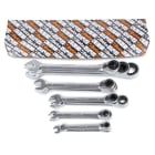 BETA - Serie di 17 chiavi combinate a cricchetto reversibile CHIAVI COMBINATE CRICCHETTO SERIE 17 PZ.