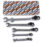 BETA - Serie di 15 chiavi combinate a cricchetto reversibile art. 142 chiavi combinate cricchetto serie 15 pz.