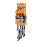 BETA - Chiavi combinate a cricchetto snodate 9pz con supporto compatto SC9PZ.