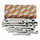 BETA - Serie di 13 chiavi combinate a cricchetto snodate CH combinate cricchetto snodate SR.13PZ/S13.