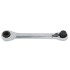 BETA - Chiavi portainserti diritta a cricchetto reversibile 1/4 - 5/16 cromata, chiavi a cricchetto 1/4 x 5/16.