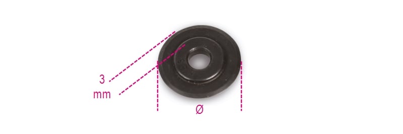BETA - Coltello di ricambio per 332-334 INOX R/I acciaio.