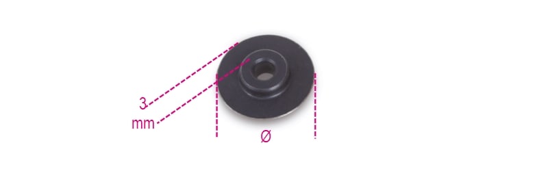 BETA - Coltello di ricambio per 331L, 336 e 338 per rame e leghe leggere RICAMBIO COLTELLI 331L-336-338 RAME R.