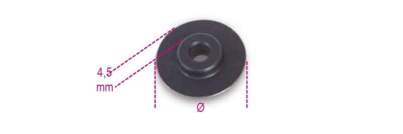 BETA - Coltello di ricambio per 336 e 338 per plastica RP.