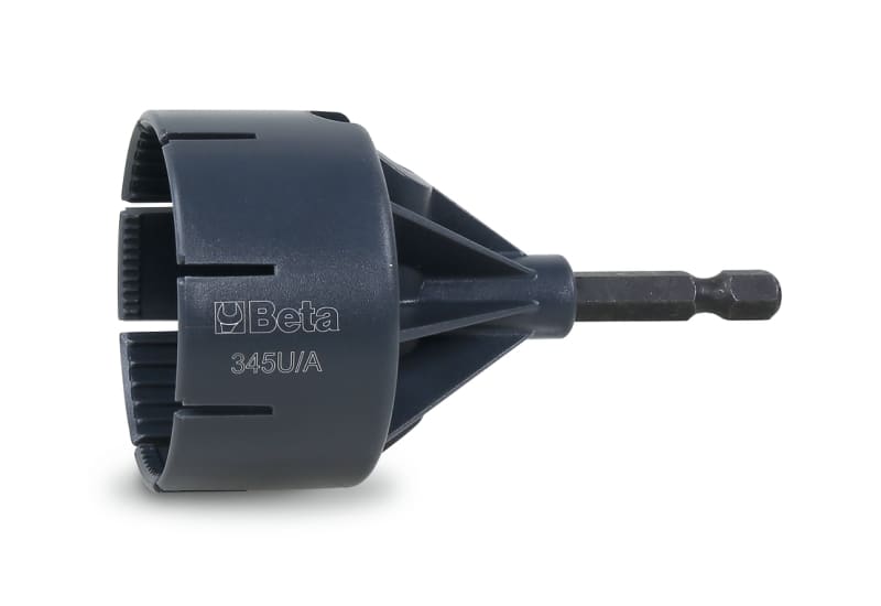 BETA - Adattatore per sbavatubi 345U attacco esagonale 1/4" per avvitatori e attacco 1/4.