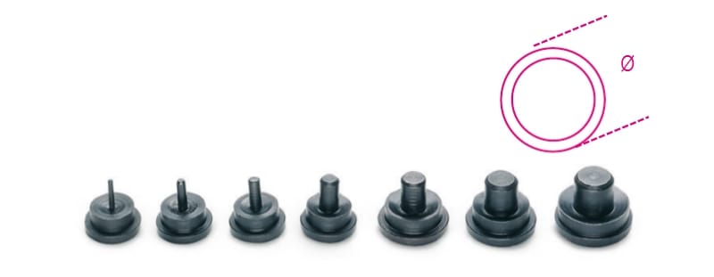 BETA - Puntali per 350, puntali bordatubi per 350 P4, ideali per connessioni sicure e durature. 003510101