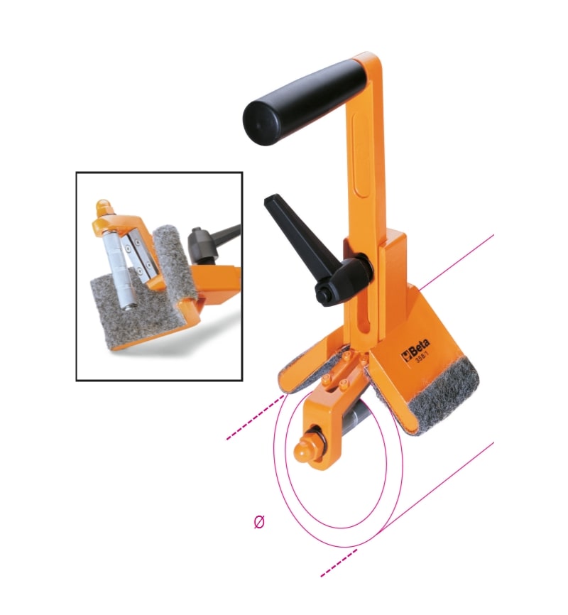 BETA - Smussatore esterno per tubi in materiale plastico, attrezzi per smussare tubi mm250/2.