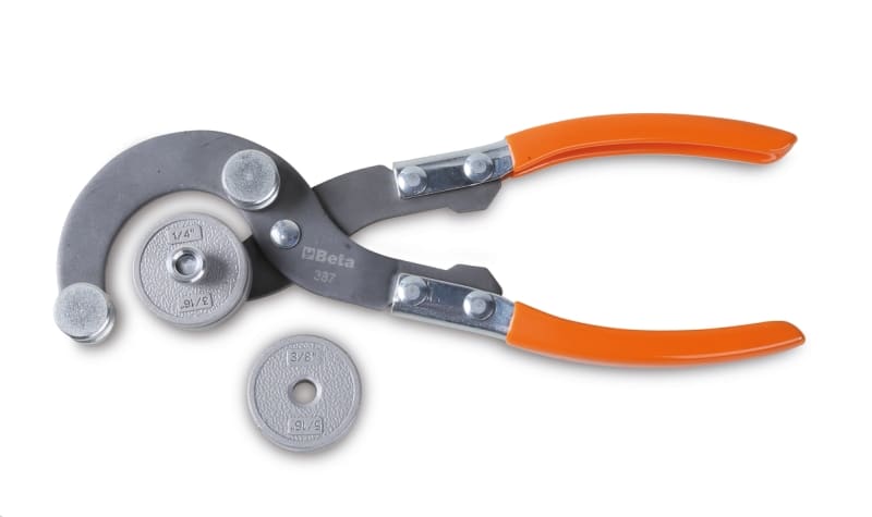 BETA - Pinza curvatubi per tubi in rame e metalli non ferrosi, pinze curvatubi rame 3/16-1/4-5/16-3/8.