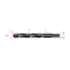 BETA - Punte elicoidali cilindriche serie corta in acciaio HSS rullate brunite con codolo ridotto 13mm A17,00.