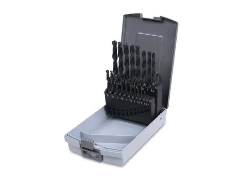 BETA - Serie di punte elicoidali cilindriche in cassetta HSS 19PZ SP19. 004100419