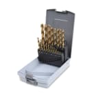 BETA - Punte elicoidali cilindriche HSS Titanio Serie 25pz in cassetta SP25. 004140425