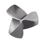 BETA - Serie di 6 frese a svasare in HSS con 3 taglienti a spirale e geometria asimmetrica SR.6PZ/SP6.