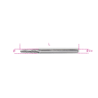 BETA - Mini frese rotative in metallo duro MD D3 a fiamma 3 limano.