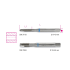 BETA - Maschi a macchina per fori passanti passo grosso in acciaio HSS, maschi macchina HSS fori pass FP 20.