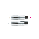 BETA - Serie di 2 maschi a mano filettatura GAS cilindrica in acciaio al cromo MASCHI A MANO GAS SR 2PZ ASG 1/4