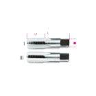 BETA - Serie di 2 maschi a mano filettatura gas cilindrica in acciaio al cromo maschi a mano gas sr 2pz asg 1.