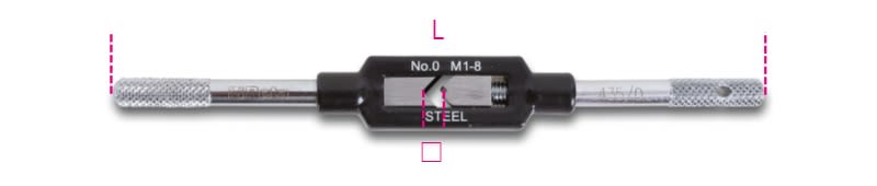 BETA - Giramaschi regolabile corpo in acciaio ganasce bonificate acciaio M11-M27/4