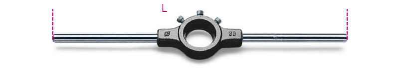 BETA - Girafiliere corpo in acciaio con 3 viti di bloccaggio, diametro 25x9, ideale per lavori di precisione. 004440027