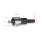 BETA - Frese a tazza in acciaio HSS rettificate 36 interamente. 004510036