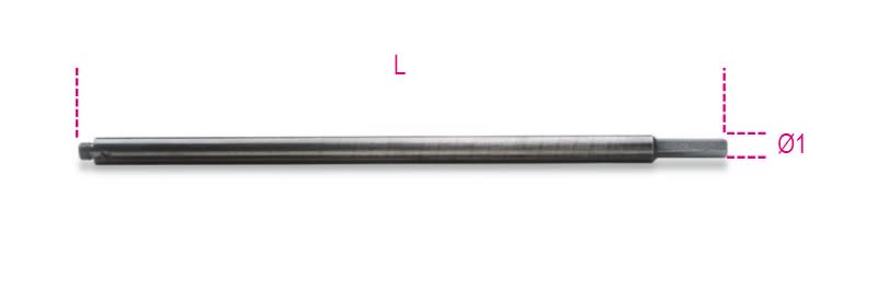 BETA - Prolunga per frese a tazza 400mm art 451 PR.