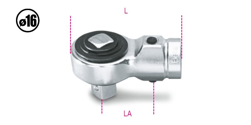BETA - Cricchetto semplice per barre dinamometriche 1/2 per 668/50. 006140002
