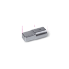 BETA - Raccordo con attacco rettangolare femmina 9x12 mm e maschio 14x18 mm adattatori per 669 F9x12-M14x18 /16.