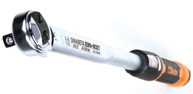 BETA - Chiave dinamometrica a scatto Zero-Reset per serraggi destrorsi DINABETA 25NM Q3/8 REVERSIBILE /2X.