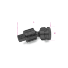 BETA - Snodo con attacchi quadri maschio e femmina 3/8" fosfatato per bussole a macchina 3/8 /25. 007100830