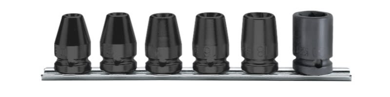 BETA - Serie di 6 chiavi a bussola per viti con testa a profilo Torx® su supporto, TX 1/2 SR 6PZ FTXSB6.