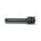 BETA - Prolunga con attacchi quadri maschio e femmina 1/2 fosfatato per bus macch 125mm 1/2 21.