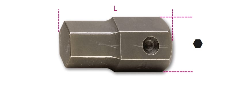 BETA - Inserti macchina maschio esagonale attacco 32 mm att. esagono-32 19mm.
