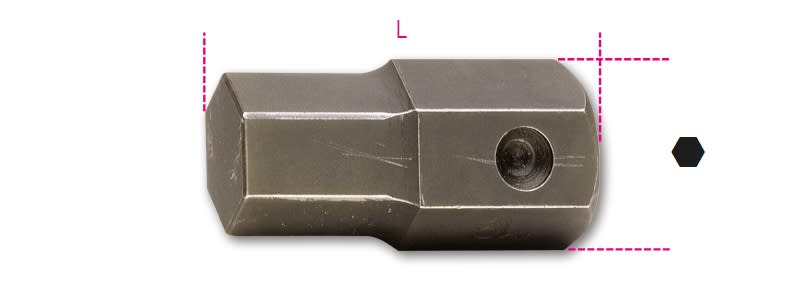 BETA - Inserti macchina maschio esagonale attacco 32mm 36mm.