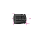 BETA - Chiavi a bussola con attacco quadro femmina 3/4" bocca esagonale serie normale fosfatate AS 1.7/16 MACCHINA BUSSOLE.