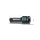 BETA - Prolunga con attacchi quadri maschio e femmina 3/4 fosfatata, prolunghe per buss macc 175mm 3/4 21.