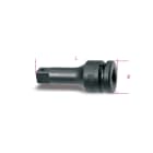 BETA - Prolunga con attacchi quadri maschio e femmina 3/4 fosfatata, prolunghe per buss macc 175mm 3/4 21.