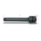 BETA - Prolunga con attacchi quadri maschio e femmina 3/4" fosfatata per BUSS MACC 330MM 22L.