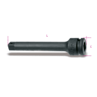 BETA - Prolunga con attacchi quadri maschio e femmina 3/4" fosfatata per BUSS MACC 330MM 22L.