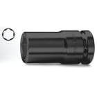 BETA - Chiavi a bussola con attacco quadro femmina 1" bocca esagonale, serie lunga sottile, fosfatate, bussole a macchina lun sott 1' ls 33.