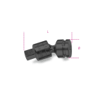 BETA - Snodo con attacchi quadri maschio e femmina 1" fosfatato per bussole a macchina 1/25.