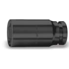 BETA - Chiavi a bussola con attacco quadro femmina 1.1/2" bocca esagonale serie lunga fosfatate BUSSOLE A MACCHINA LUNGHE 1'1/2 L110.