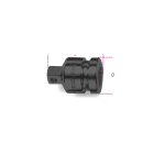 BETA - Raccordo con attacco quadro femmina 1.1/2 e maschio 1 fosfatato per buss macc f1'1/2xm1/15