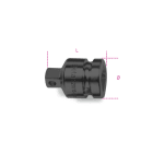 BETA - Raccordo con attacco quadro femmina 2.1/2 e maschio 1.1/2 fosfatato, raccordi per buss macc f2'1/2xm1'1/2 /15.