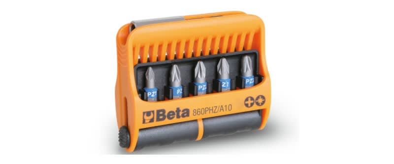 BETA - Astucci 10 inserti con portainserti magnetico in astuccio tascabile PHZ/A10.