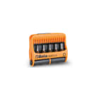 BETA - 10 inserti con portainserti magnetico in astuccio tascabile, astucci 10 bits 1/4 + 1 portains. pe/a10.