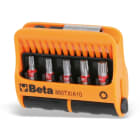 BETA - Astucci 10 bits 1/4 con portainserti magnetico in astuccio tascabile TX/A10.