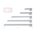 BETA - Prolunghe con attacchi quadri, maschio e femmina 1/4 cromate, prolunghe 250mm 1/4 22.