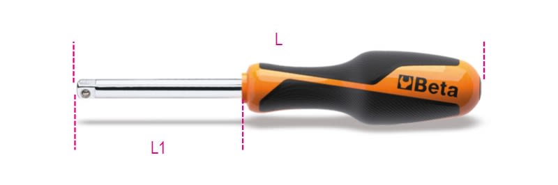 BETA - Quadro maschio 1/4 con impugnatura BG/30.